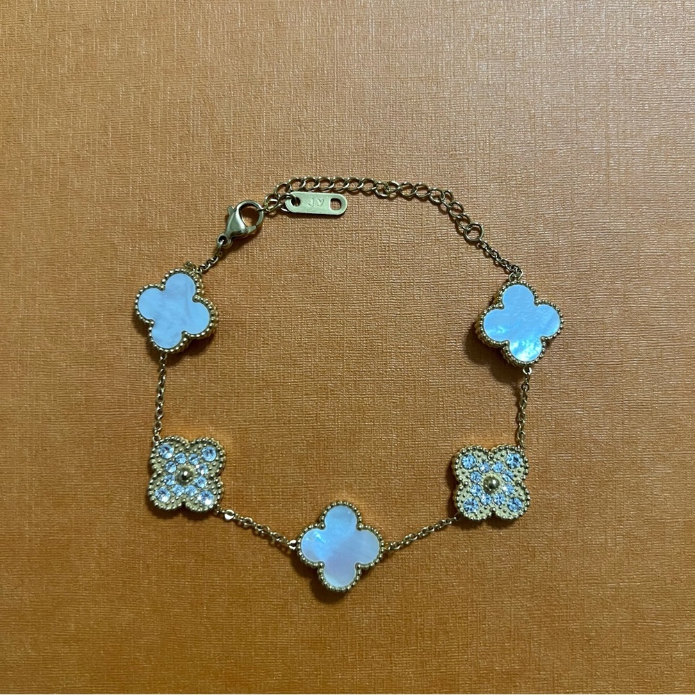 Clover 18K Gold Plated Bracelet